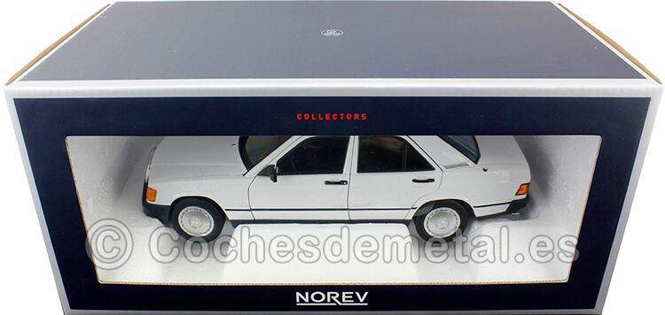 1982 Mercedes-Benz 190 E (W201) Blanco 1:18 Norev HQ 183820