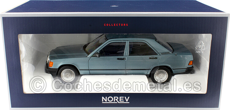 1984 Mercedes-Benz 190 E (W201) Azul Claro Metalizado 1:18 Norev HQ 183828