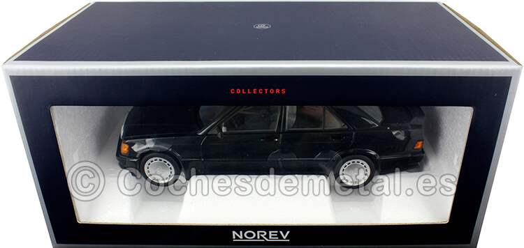 1984 Mercedes-Benz Clase-E 190 2.3-16 Negro Metalizado 1:18 Norev HQ 183830