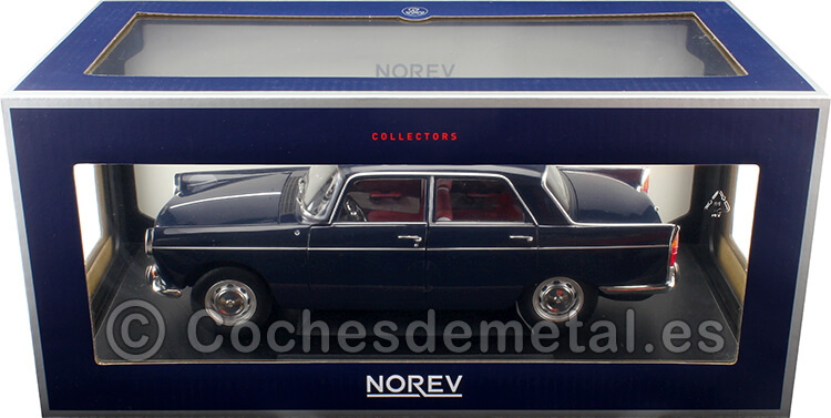 Norev 184836 Peugeot 404 Azul 1965 Escala 1:18 Coche a Escala