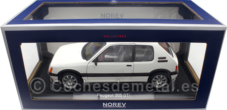 1989 Peugeot 205 GTi 1.9 Blanco Meije 1:18 Norev 184842