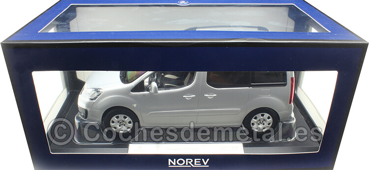 2016 Peugeot Partner Plateado Edición Limitada 1:18 Norev 184896