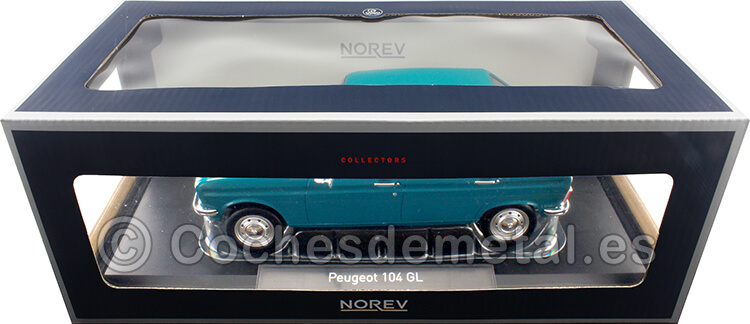 1977 Peugeot 104 GL Azul Regence 1:18 Norev 184900