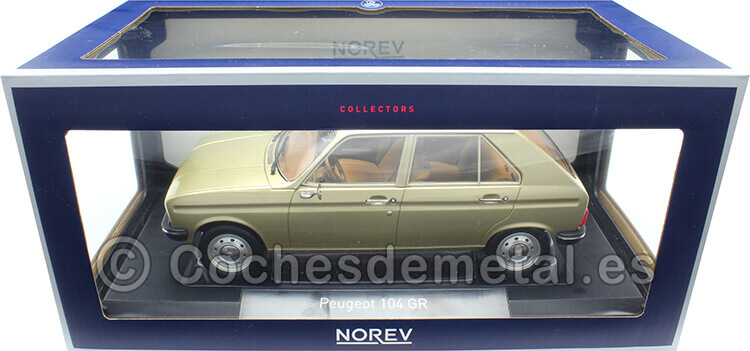 1981 Peugeot 104 GR Beige Metalizado 1:18 Norev 184904