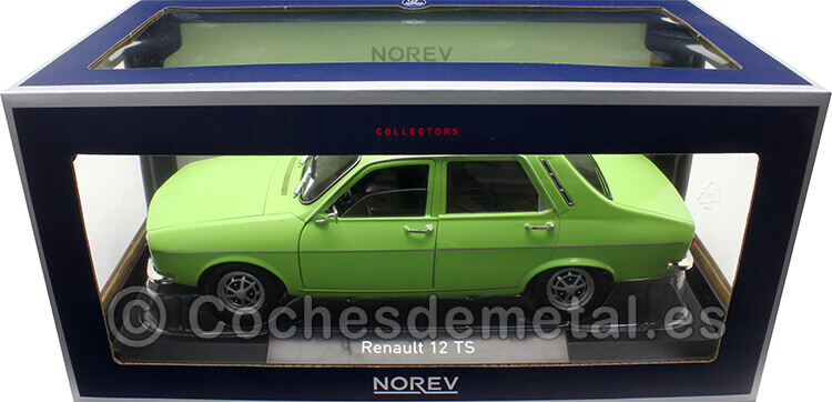 1973 Renault 12 R12 TS Verde Claro 1:18 Norev 185247