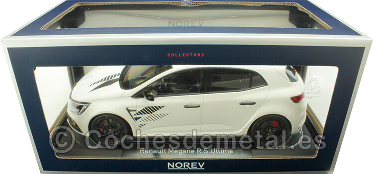 2023 Renault Megane RS Ultime Blanco Perlado Decorado 1:18 Norev 185396