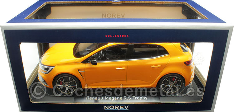 2022 Renault Megane RS Trophy Naranja Tónico 1:18 Norev 185399