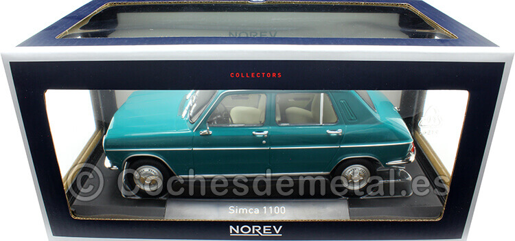 1968 Simca 1100 GLS Verde Borodine 1:18 Norev 185754