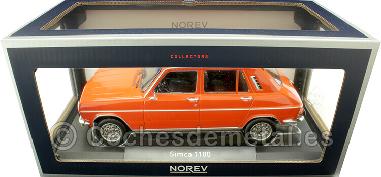 1974 Simca 1100 TI Rojo Sumatra 1:18 Norev 185755