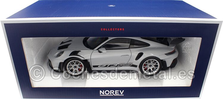 2022 Porsche 911 GT3 RS Gris Hielo Metalizado 1:18 Norev HQ 187359