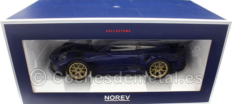 2022 Porsche 911 GT3 RS Azul Genciana Metalizado 1:18 Norev 187363