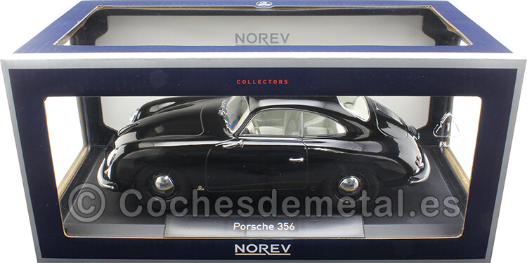 1954 Porsche 356 Coupe Negro 1:18 Norev 187451