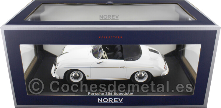 1954 Porsche 356 Speedster White 1:18 Norev 187460