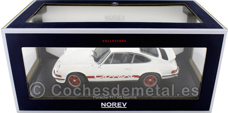 1973 Porsche 911 RS Touring White 1:18 Norev 187639