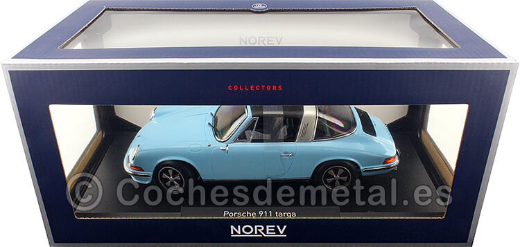 1973 Porsche 911 S Targa Azul Claro 1:18 Norev 187642