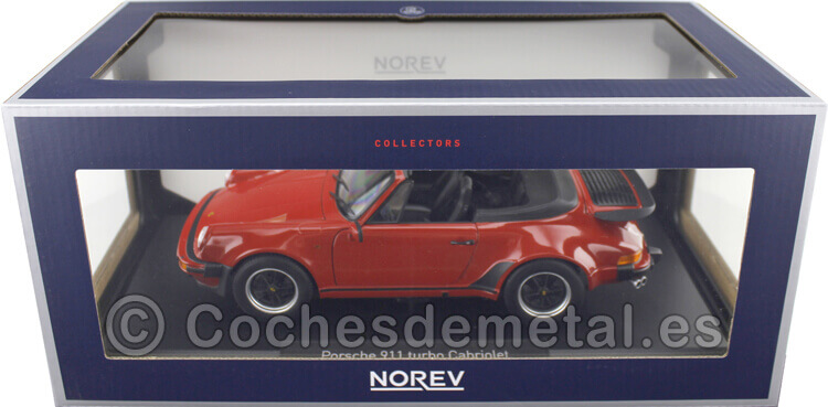 1967 Porsche 911 Turbo Cabriolet Red 1:18 Norev 187664