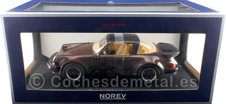 1997 Porsche 911 Turbo Targa Marrón Metalizado 1:18 Norev 187665