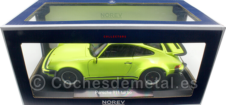 1976 Porsche 911 (930) Turbo 3.0 Verde Lima 1:18 Norev 187666