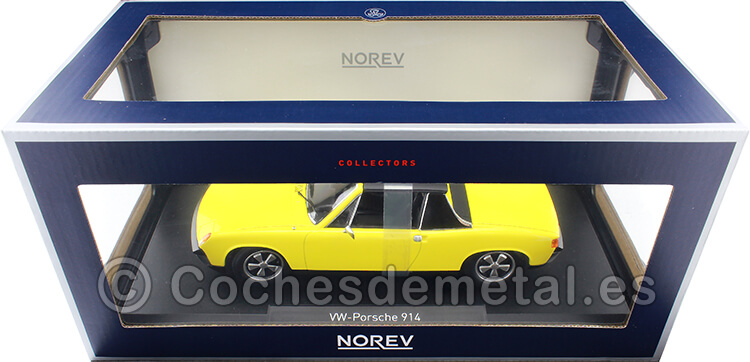 1975 Volkswagen Porsche 914 2.0 Amarillo Metalizado 1:18 Norev 187689