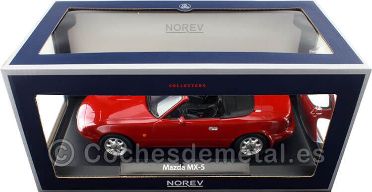 1989 Mazda MX-5 Rojo 1:18 Norev 188020