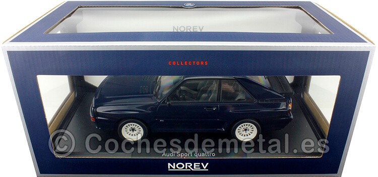 1985 Audi Coupe Sport Quattro Azul Oscuro 1:18 Norev 188314