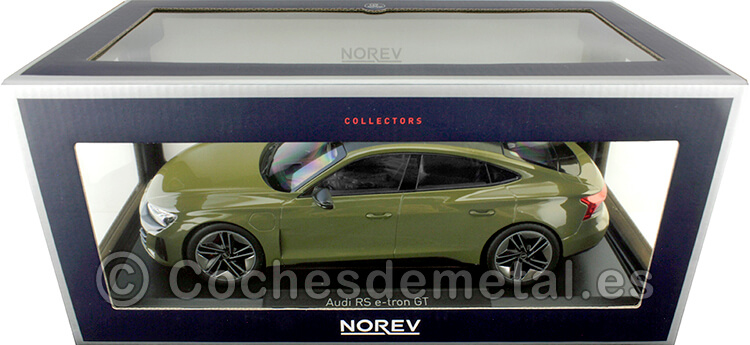2021 Audi GT RS E-Tron Oliva Metalizado 1:18 Norev 188380