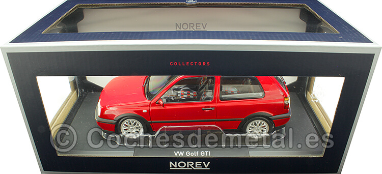 1996 Volkswagen Golf GTI Rojo Flash 1:18 Norev 188418