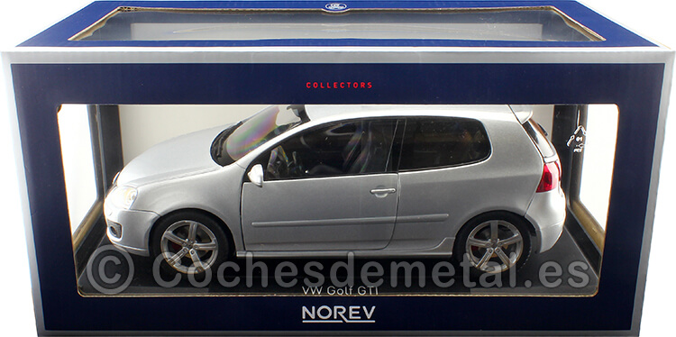 2007 Volkswagen VW Golf GTI Pirelli Coupé Plateado 1:18 Norev 188425