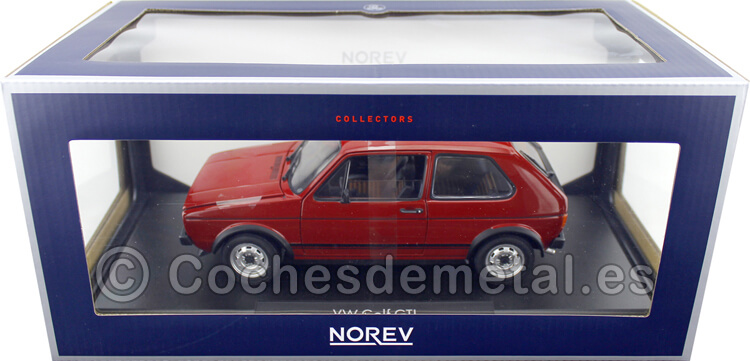 1986 Volkswagen Golf GTI Rojo 1:18 Norev 188472
