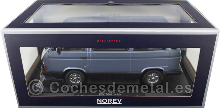 1990 Volkswagen Multivan Light Blue Metallic 1:18 Norev 188544