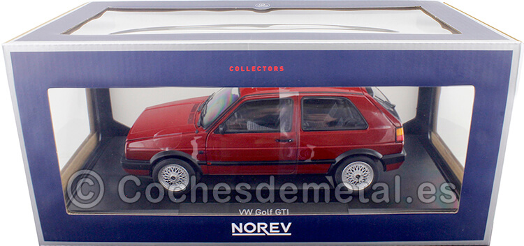 1990 Volkswagen Golf II GTI G60 Red Metallic 1:18 Norev 188555