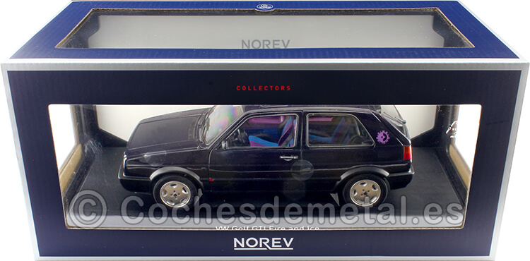 1991 Volkswagen VW Golf II GTI Fire and Ice Violeta Metalizado 1:18 Norev 188558