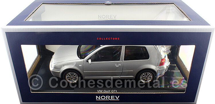 1998 Volkswagen VW Golf GTI V5 Gris Metalizado 1:18 Norev 188570