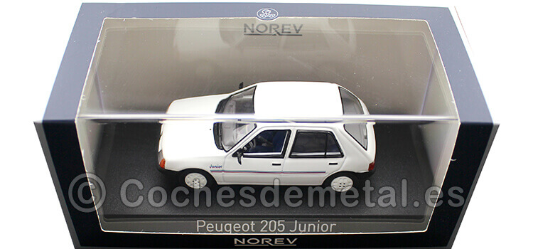 1988 Peugeot 205 Junior Blanco 1:43 Norev 471725