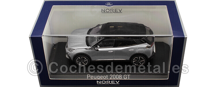 2020 Peugeot 2008 GT Gris Artense 1:43 Norev 472864