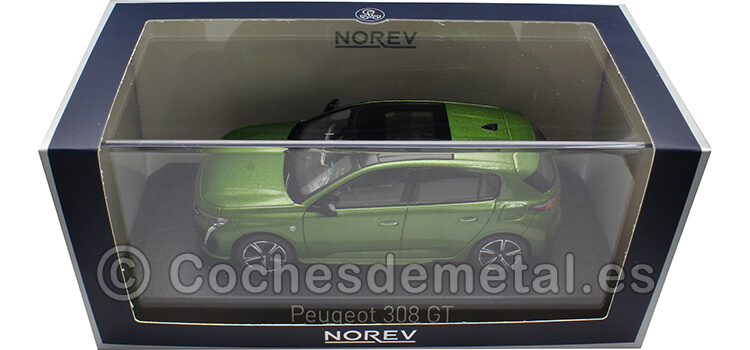 2021 Peugeot 308 GT Verde Oliva 1:43 Norev 473930