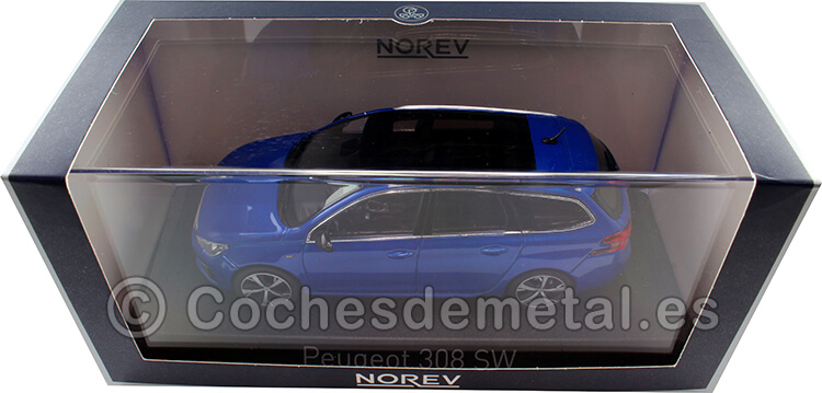 2020 Peugeot 308 SW GT Azul Vertigo 1:43 Norev 473940