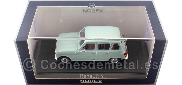 1974 renault 4 R4 Azul Claro 1:43 Norev 510037