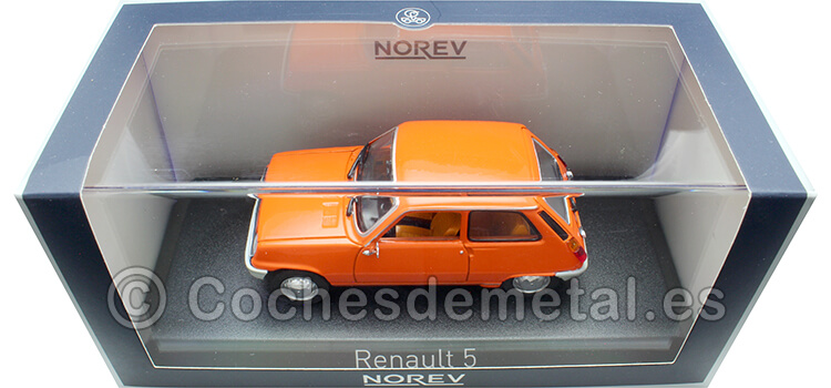 1972 Renault 5 R5 TL Azul Claro 1:43 Norev 510528