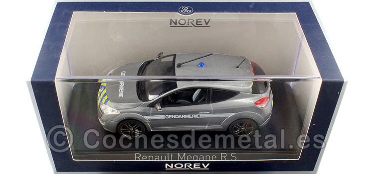 2011 Renault Megane R.S. Gendarmerie Plateado 1:43 Norev 517703