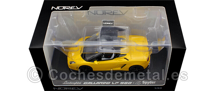 2009 Lamborghini Gallardo Spider LP560-4 Amarillo 1:43 Norev 760026