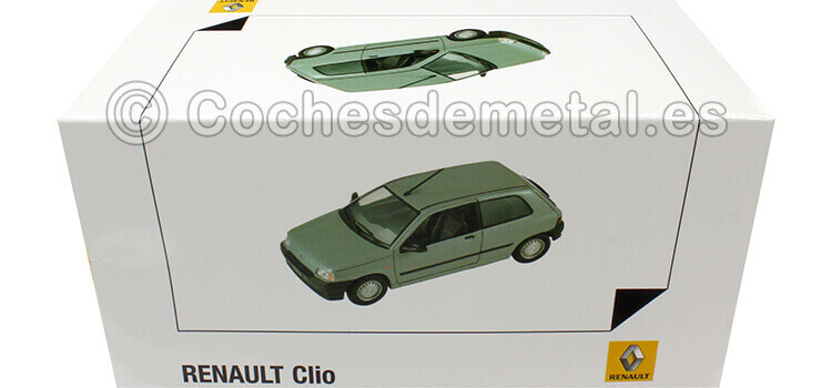 1990 Renault Clio Plateado 1:43 Norev 80928