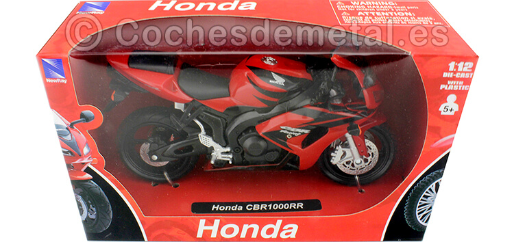 2007 Honda CBR 1000RR Roja 1:12 NewRay 43143