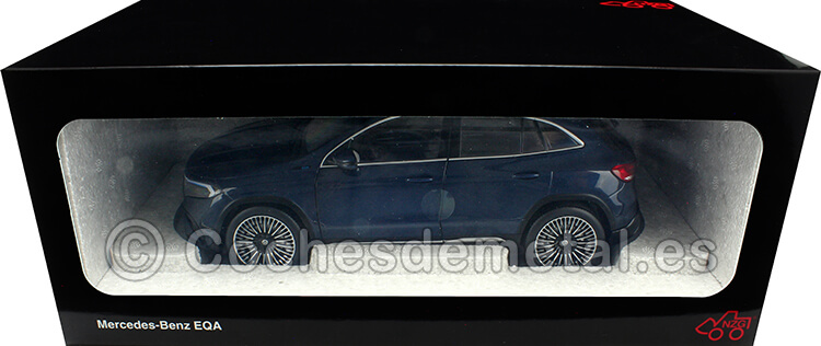 2021 Mercedes-Benz EQA Azul Denim Metalizado 1:18 Dealer Edition PM10150021