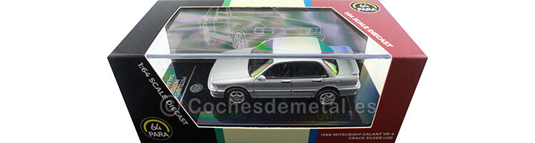 1988 Mitsubishi Galant VR-4 Grace Silver 1:64 Paragon Models 55108