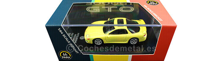 1994 Mitsubishi 3000GT GTO Martinique Yellow Pearl 1:64 Paragon Models 55137