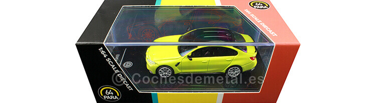 2020 BMW M3 G80 Sao Paulo yellow 1:64 Paragon Models 55204
