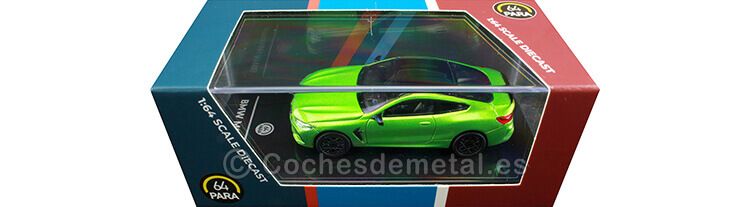 2018 BMW M8 Coupe Java Green 1:64 Paragon Models 55216