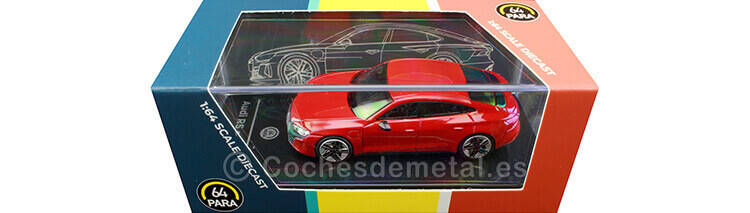 2021 Audi E-Tron GT Tango Red 1:64 Paragon Models 55332