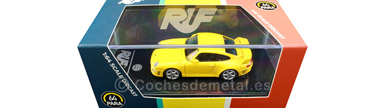 1995 Porsche RUF CTR2 Blossom Yellow 1:64 Paragon Models 55372